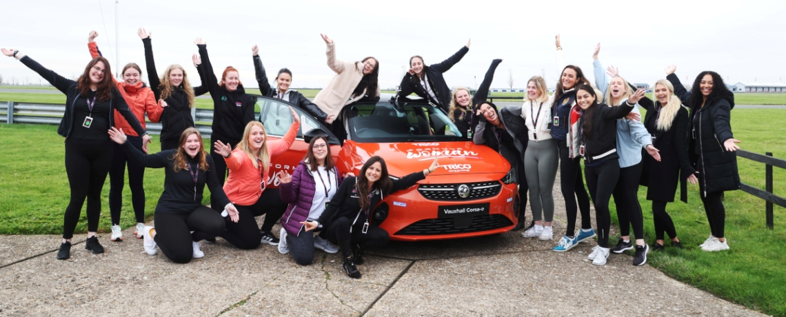Vauxhall Corsa-e helps Formula Woman find future female racing stars