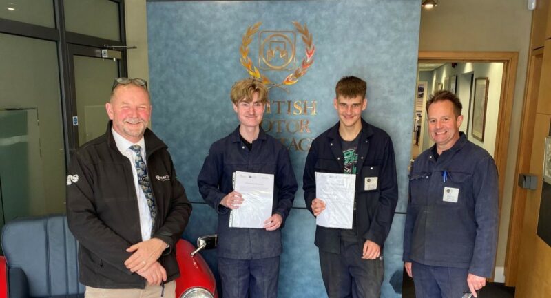 BMH apprentices enrol on the Heritage Skills Academy coachwork course